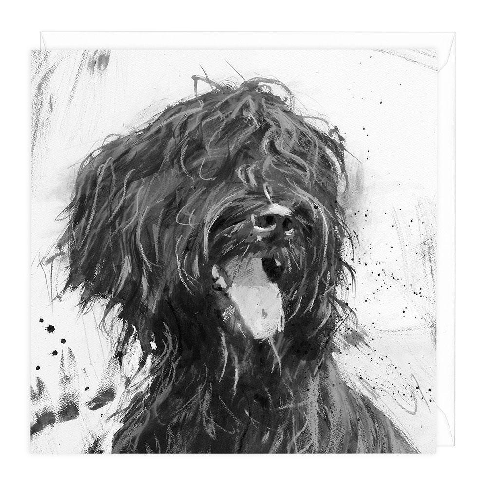 Briard Dog Greeting Card