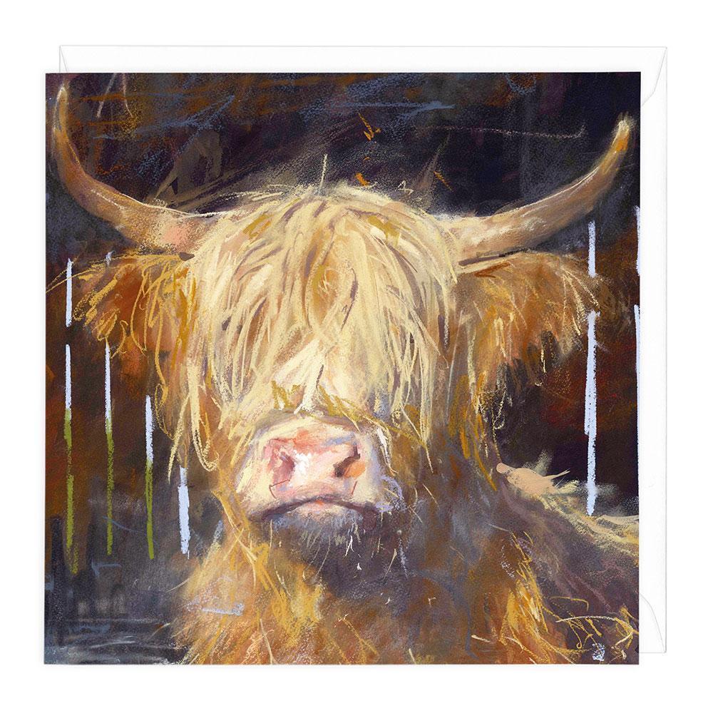 Highland Cow Greeting Card