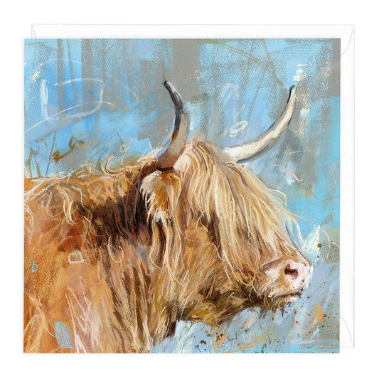 Highland Profile 2 Greeting Card