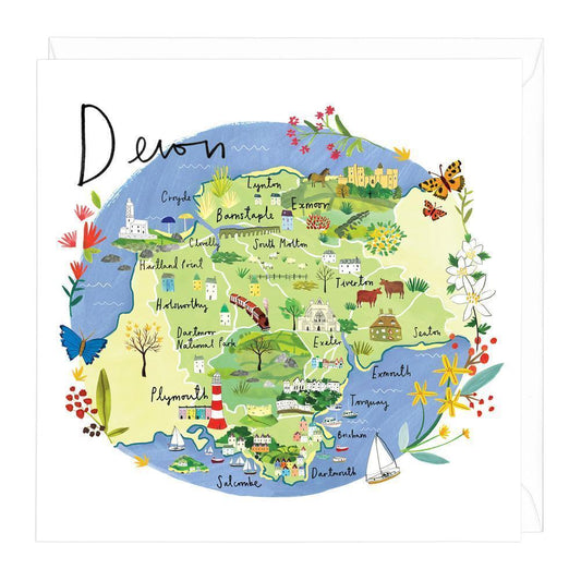 Devon Map Card