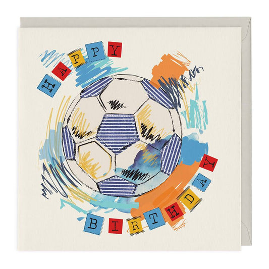 Football Happy Birthday Card