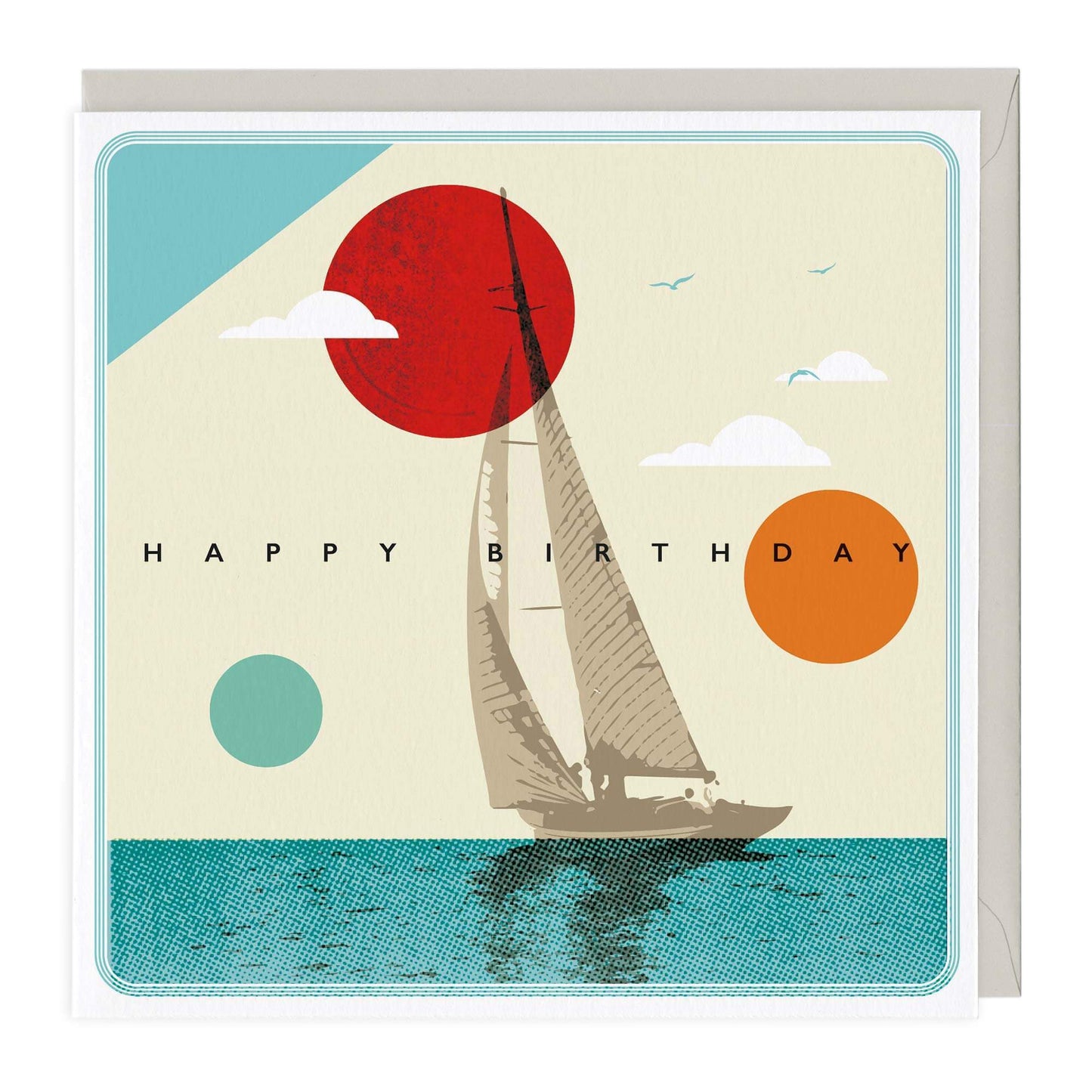 Sailing Happy Birthday Card